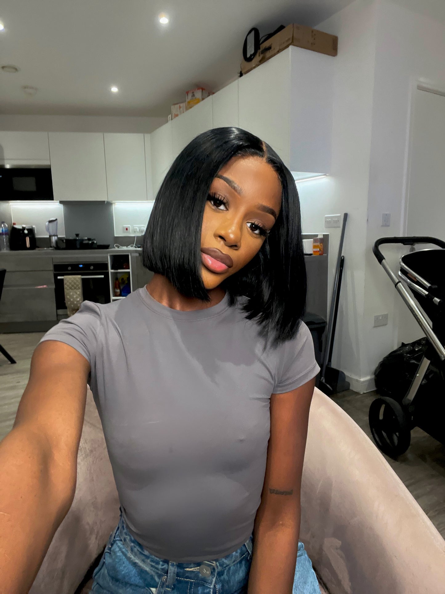 6x6 HD Premium Virgin Pre-Made Wig